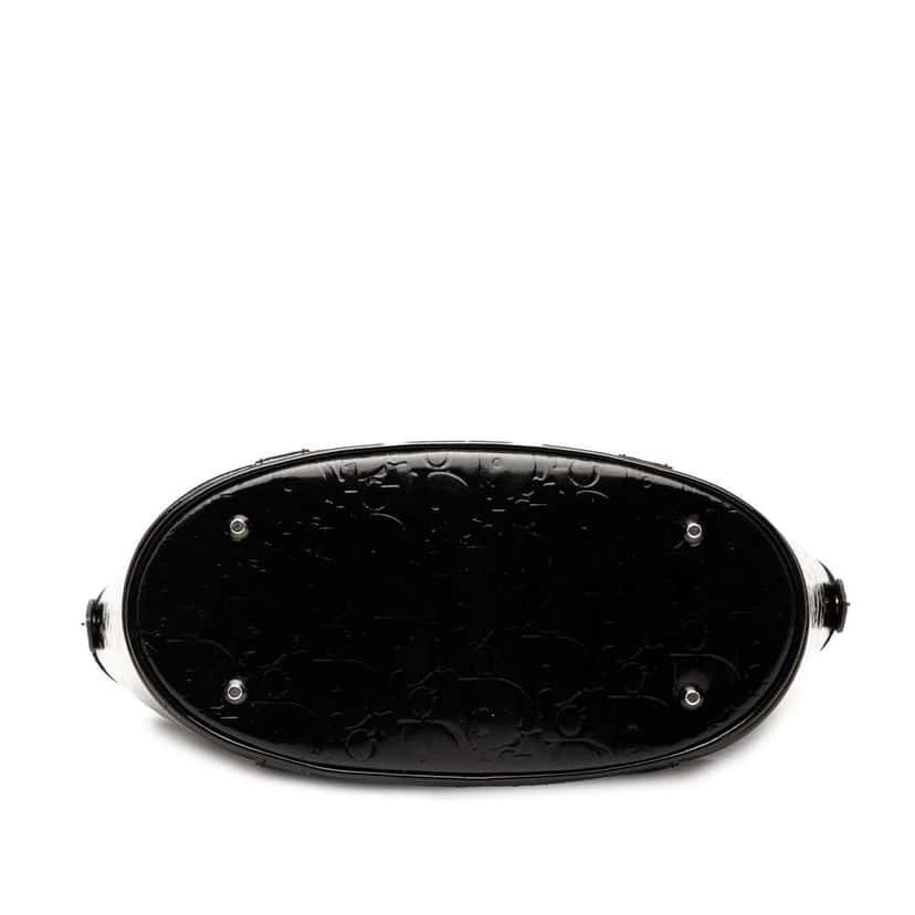 Dior Diorissimo Trotter Patent Tote Black Leather Good condition - Inside View