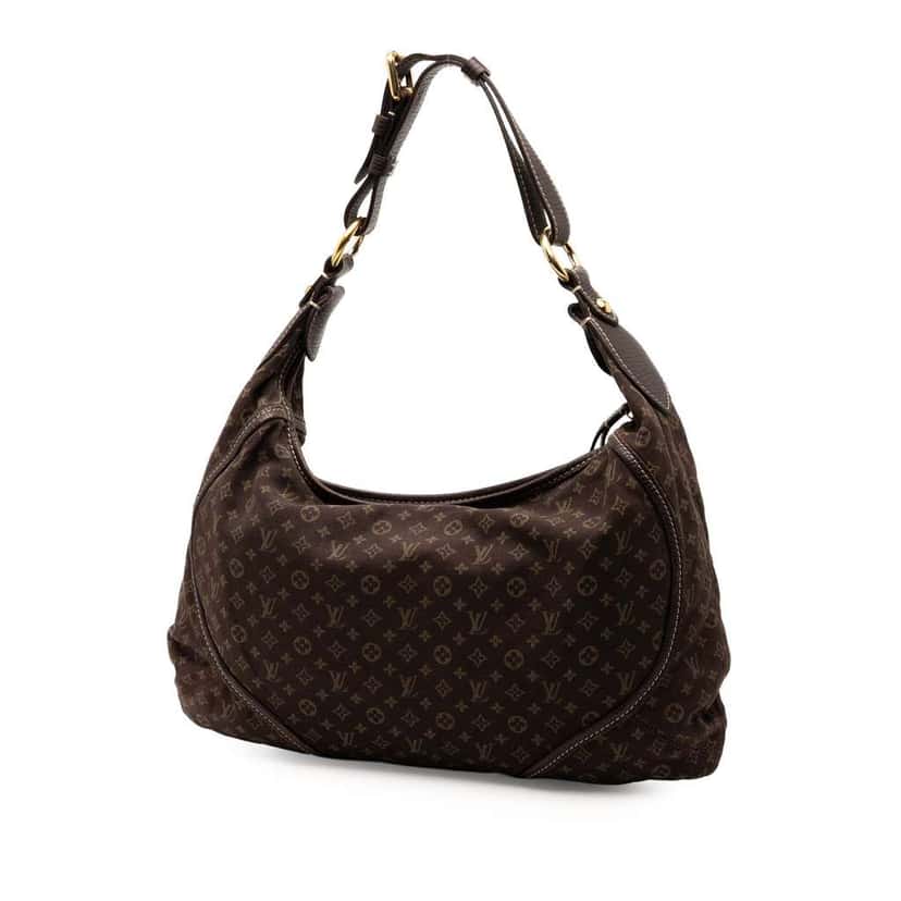 Louis Vuitton Monogram Mini Lin Manon MM Brown Canvas Good condition - Back View