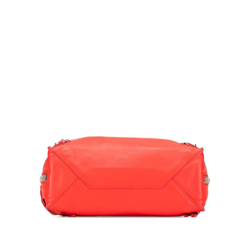 Balenciaga Mini Leather Papier A6 Zip Around Satchel Red Leather Good condition - Inside View