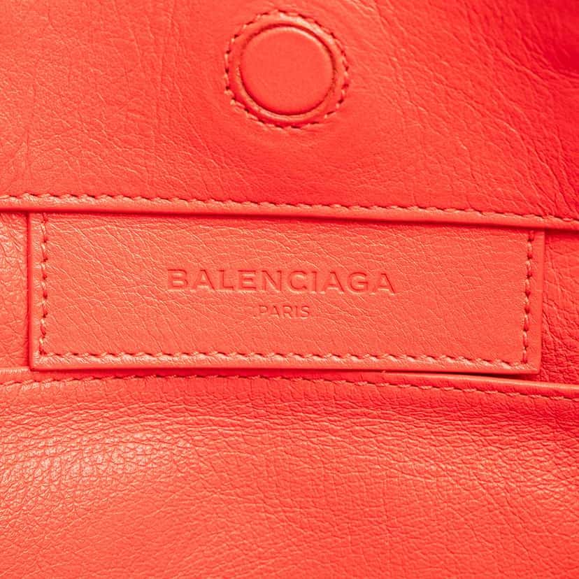Balenciaga Mini Leather Papier A6 Zip Around Satchel Red Leather Good condition - Box View