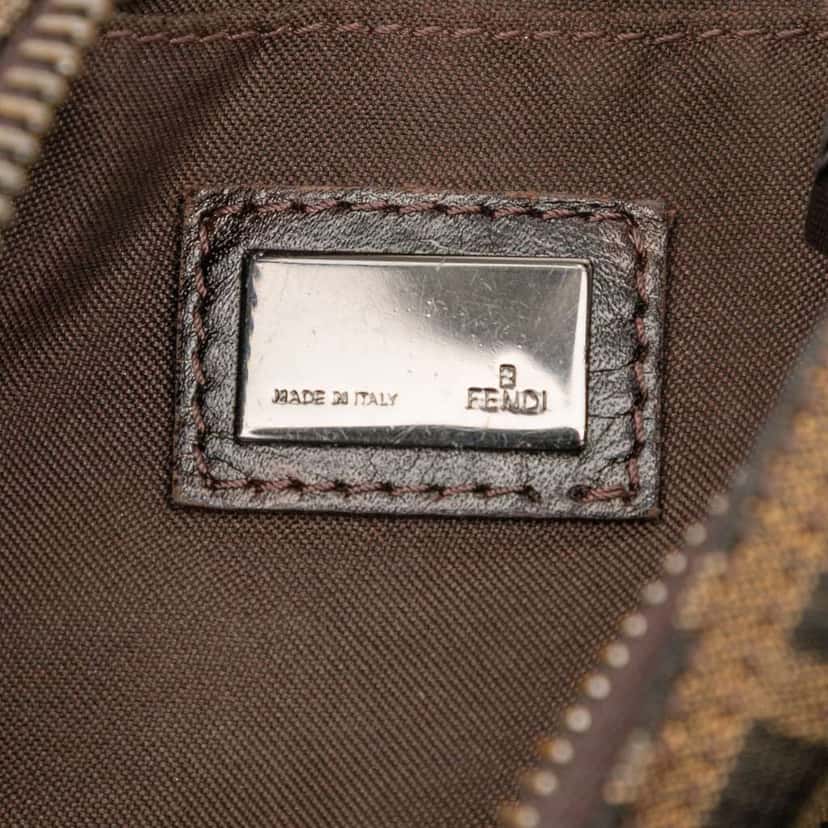 Fendi Zucca Canvas Shoulder Bag Brown Canvas Good condition - Box View