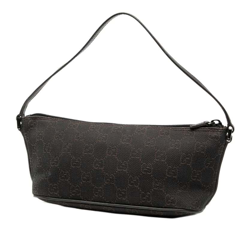Gucci GG Denim Boat Brown Denim Good condition - Back View