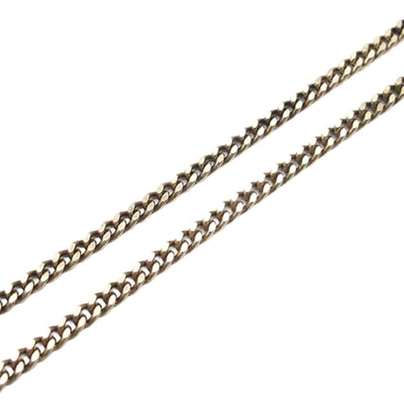 Chanel CC Gold Plated Acorn Pendant Necklace Gold Metal Good condition - Model View