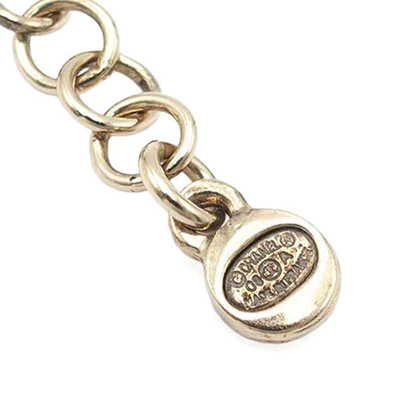 Chanel CC Gold Plated Acorn Pendant Necklace Gold Metal Good condition - Box View