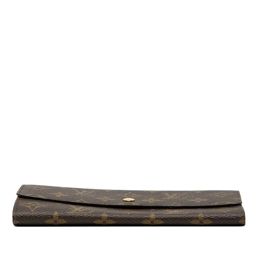 Louis Vuitton Monogram Porte Monnaie Credit Long Wallet Brown Good condition - Inside View