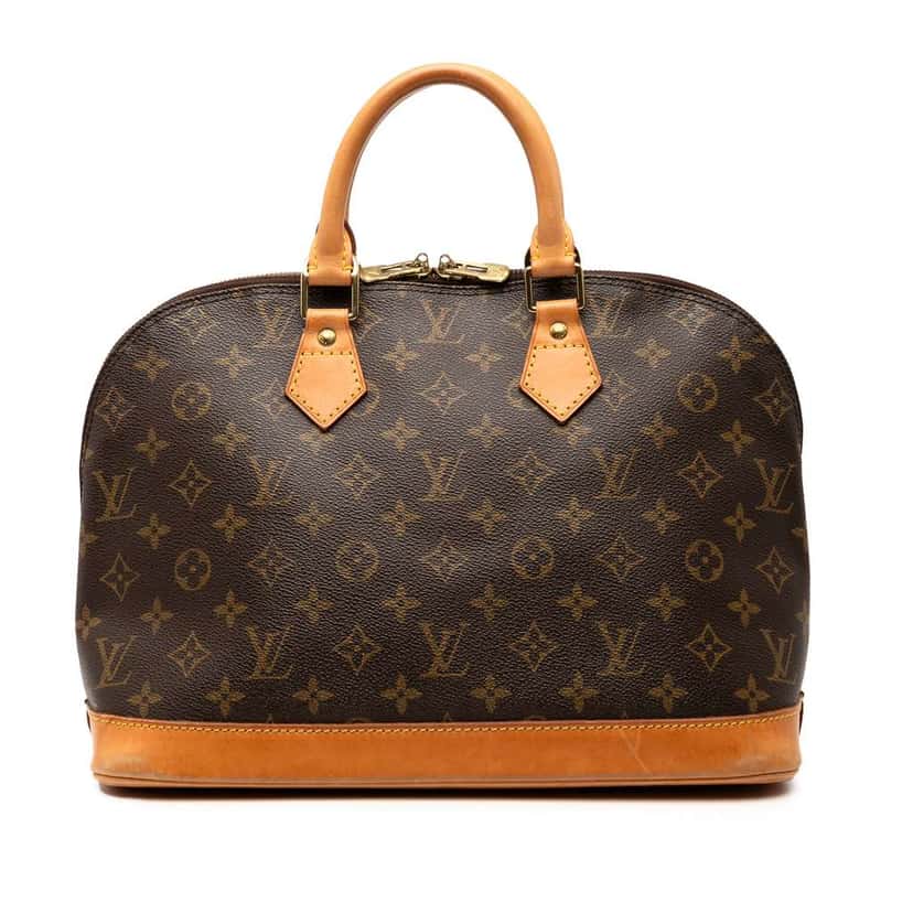 Louis Vuitton Monogram Alma PM Brown Good condition - Front View