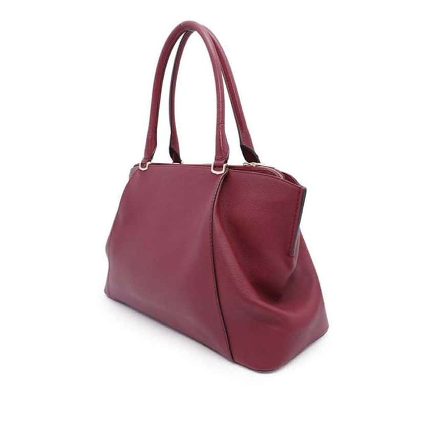 Cartier Medium Leather C De Cartier Tote Red Leather Good condition - Back View