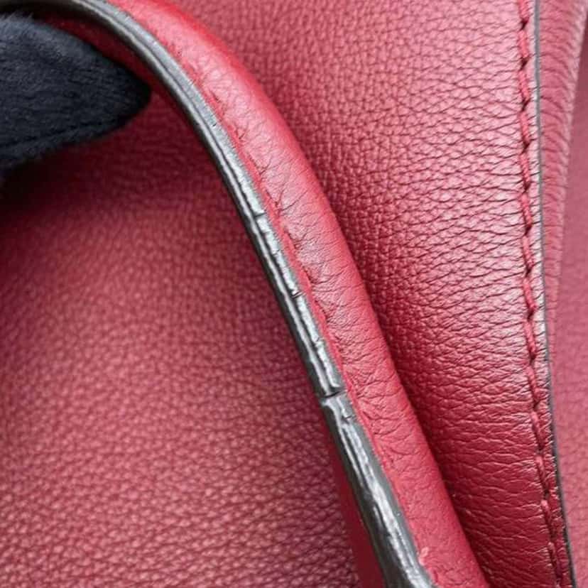 Cartier Medium Leather C De Cartier Tote Red Leather Good condition - Box View