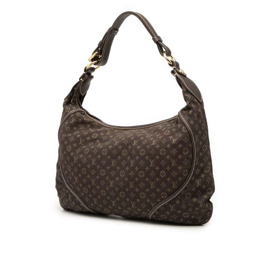 Louis Vuitton Monogram Mini Lin Manon MM Brown Canvas Good condition - Back View