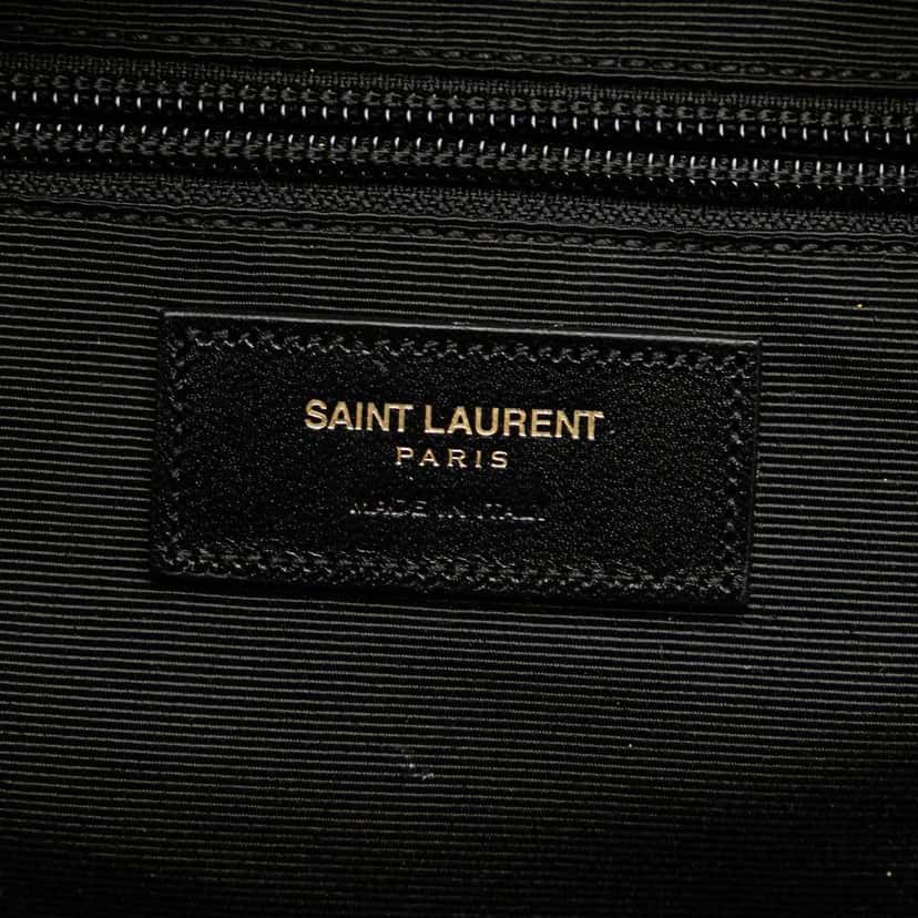 Saint Laurent Wool Tartan City Backpack Red Wool Good condition - Box View
