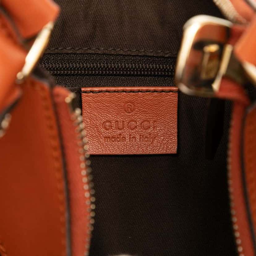 Gucci GG Canvas Abbey D Ring Handbag Brown Canvas Good condition - Box View