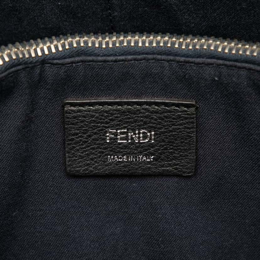 Fendi Large Leather By The Way Satchel Black Leather Good condition - Box View
