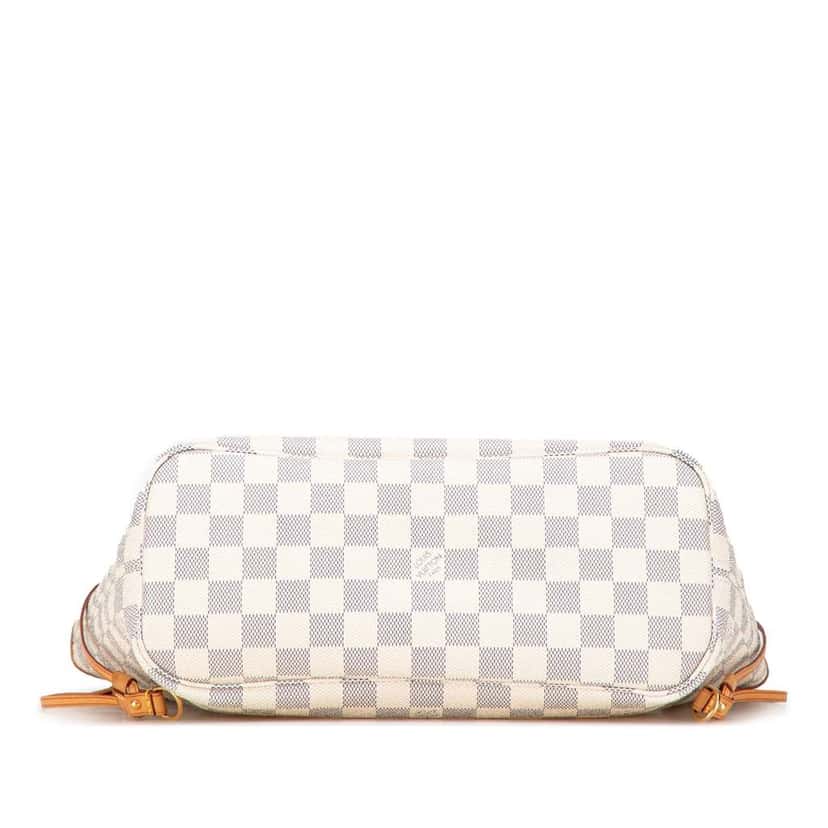 Louis Vuitton Damier Azur Neverfull PM White Good condition - Inside View