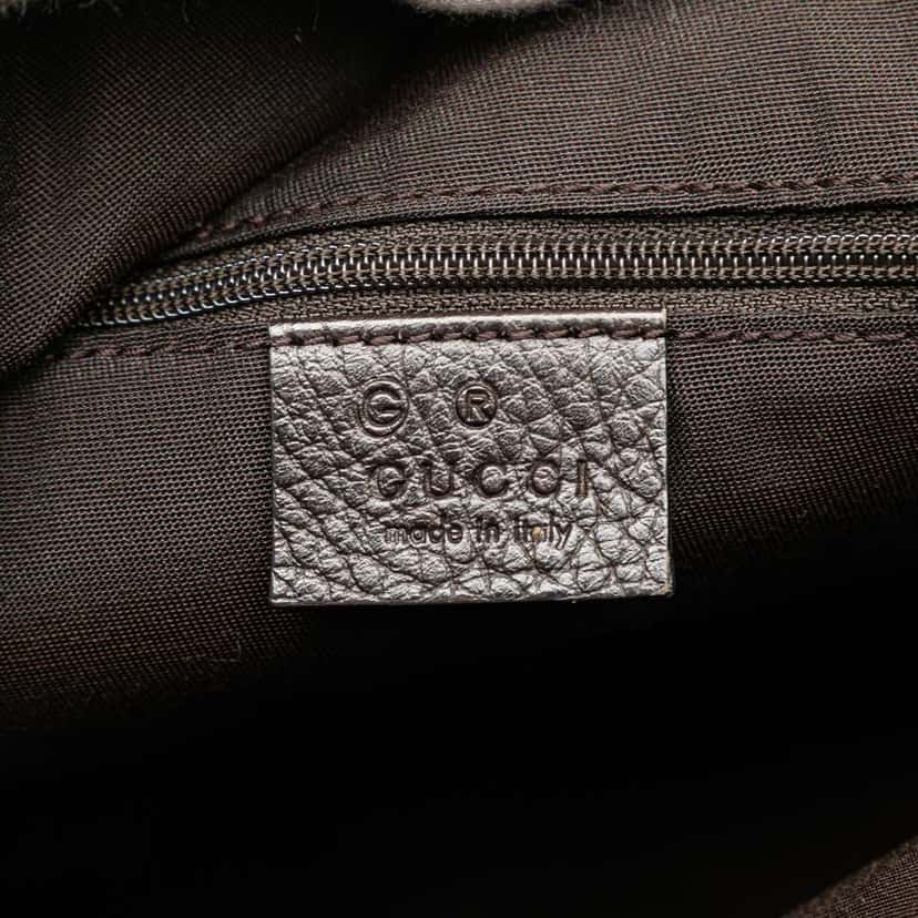 Gucci GG Crystal Abbey D Ring Crossbody Brown Canvas Good condition - Box View