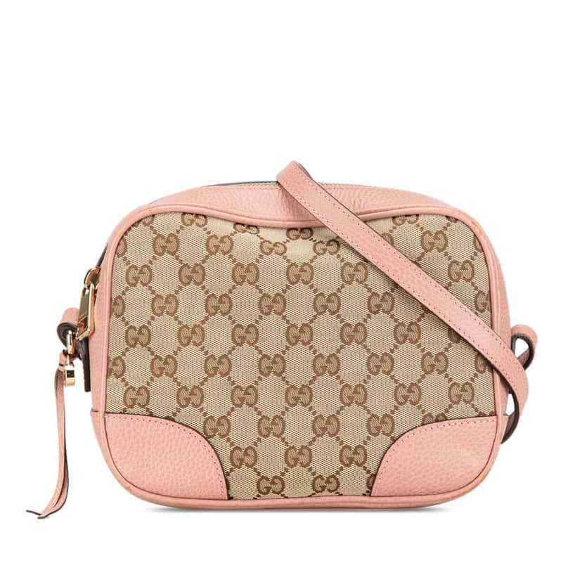 Gucci GG Canvas Bree Crossbody Brown Canvas Good condition - Front View