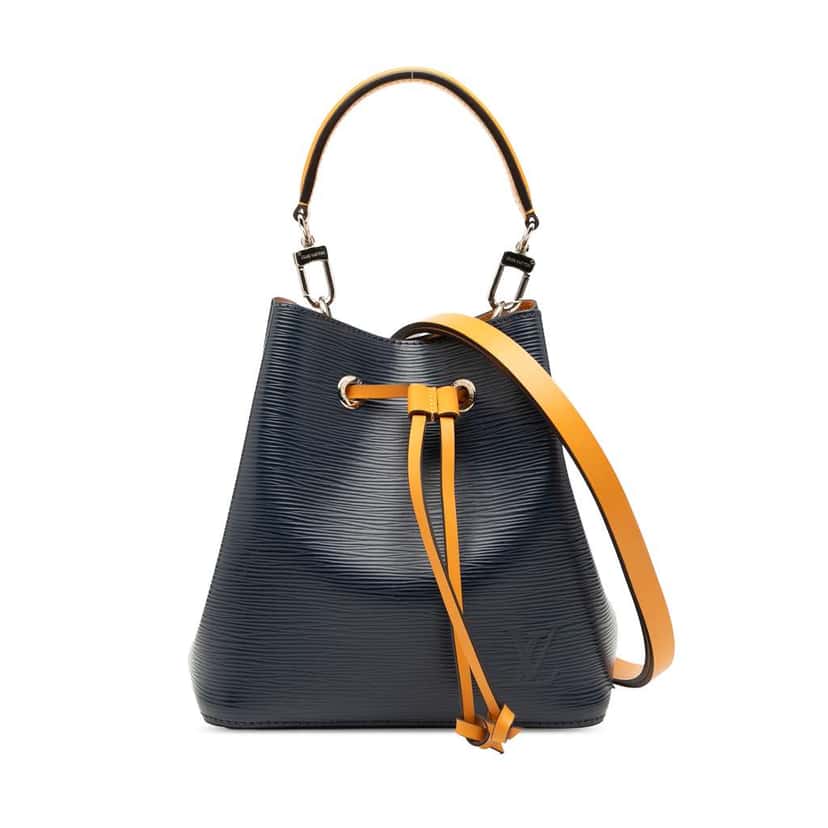 Louis Vuitton Epi Neonoe BB Blue Leather Good condition - Front View