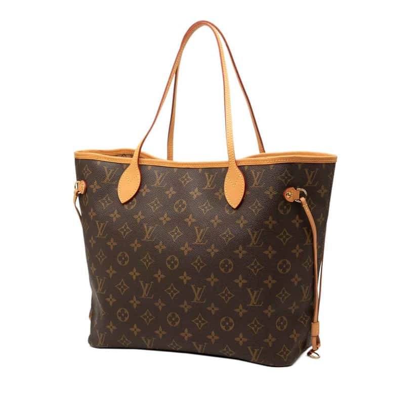 Louis Vuitton Monogram Neverfull MM Brown Good condition - Back View