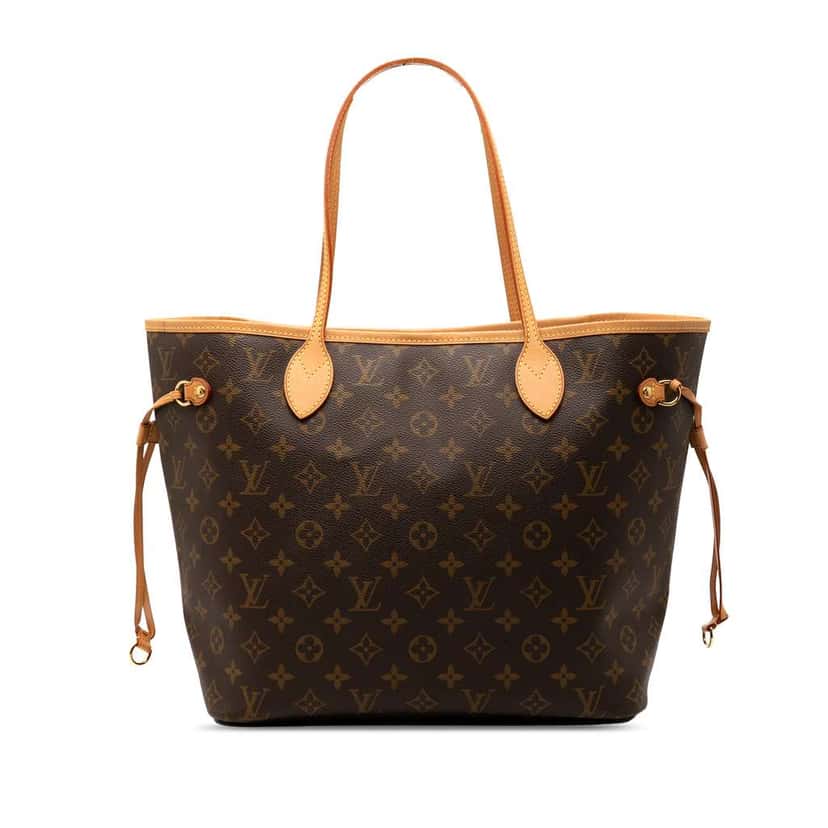 Louis Vuitton Monogram Neverfull MM Brown Good condition - Front View