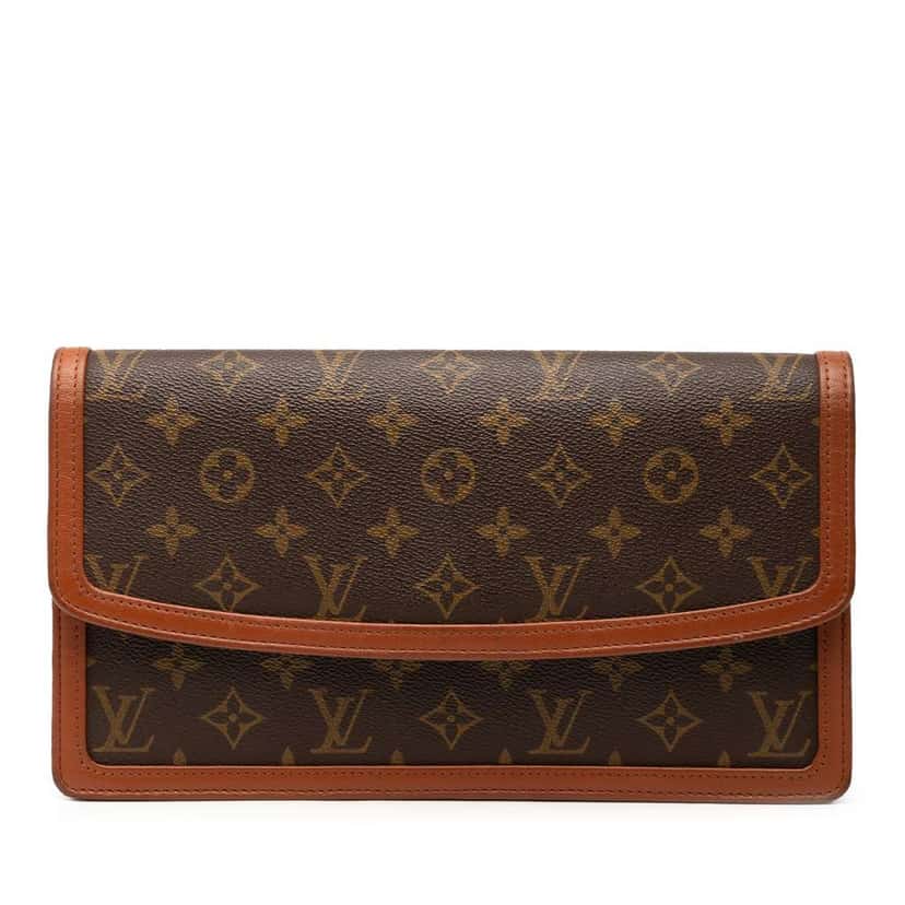 Louis Vuitton Monogram Pochette Dame GM Brown Good condition - Front View