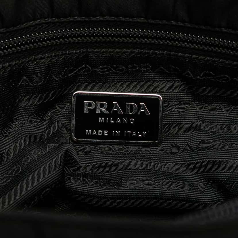 Prada Tessuto Tote Black Good condition - Box View