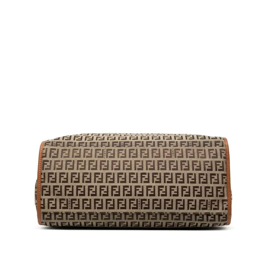 Fendi Zucchino Canvas Tote Brown Canvas Good condition - Inside View