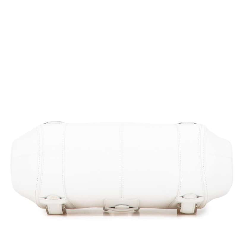 Loewe Leather Senda Handbag White Leather Good condition - Inside View