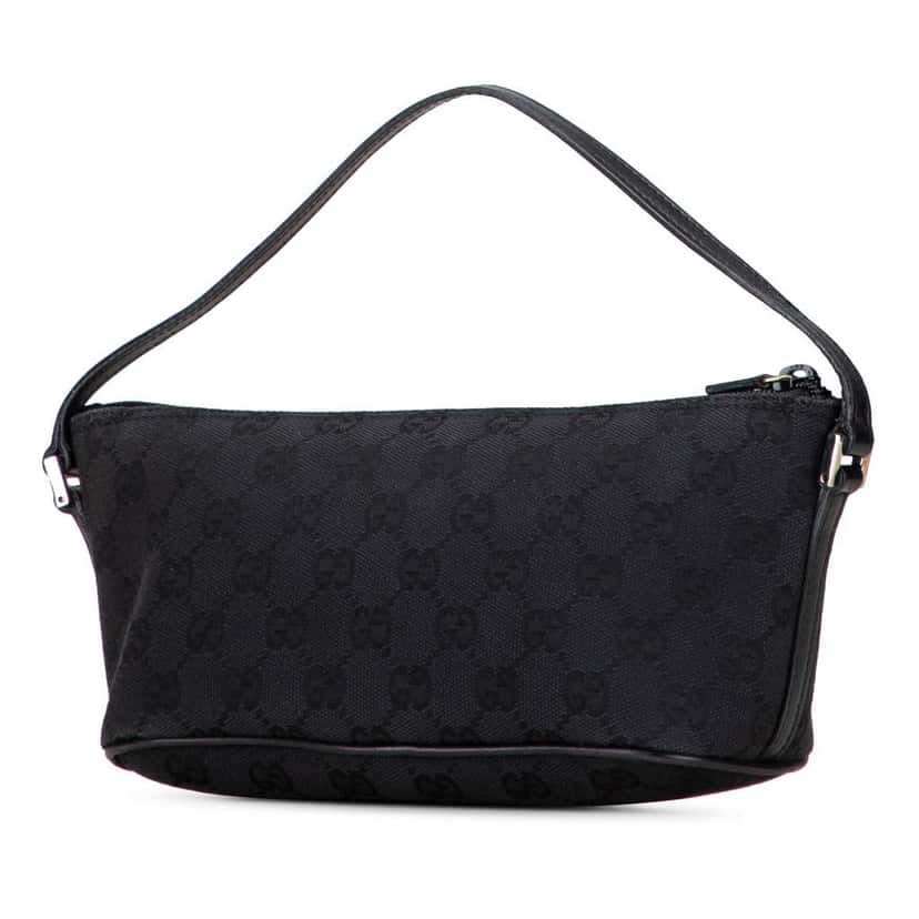 Gucci GG Canvas Boat Blue Canvas Good condition - Back View