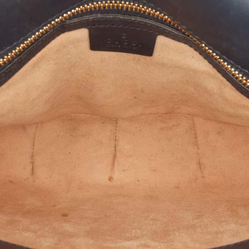 Gucci GG Supreme Linea A Crossbody Brown Canvas Good condition - Model View
