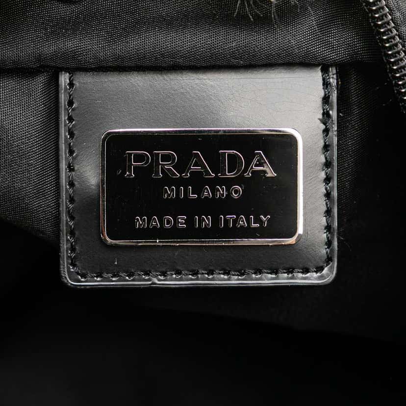 Prada Tessuto Tote Black Good condition - Box View