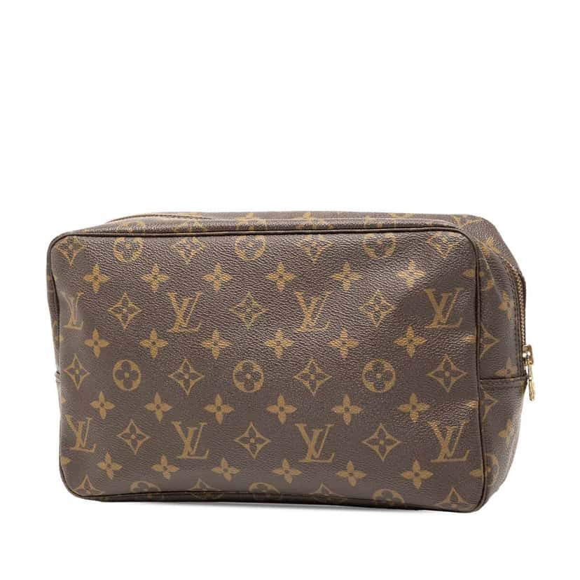 Louis Vuitton Monogram Trousse Toilette 28 Brown Good condition - Back View