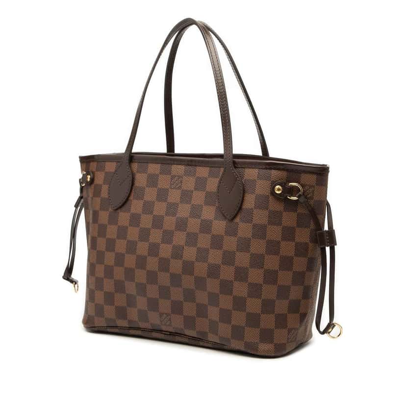 Louis Vuitton Damier Ebene Neverfull PM Brown Very good condition - Back View