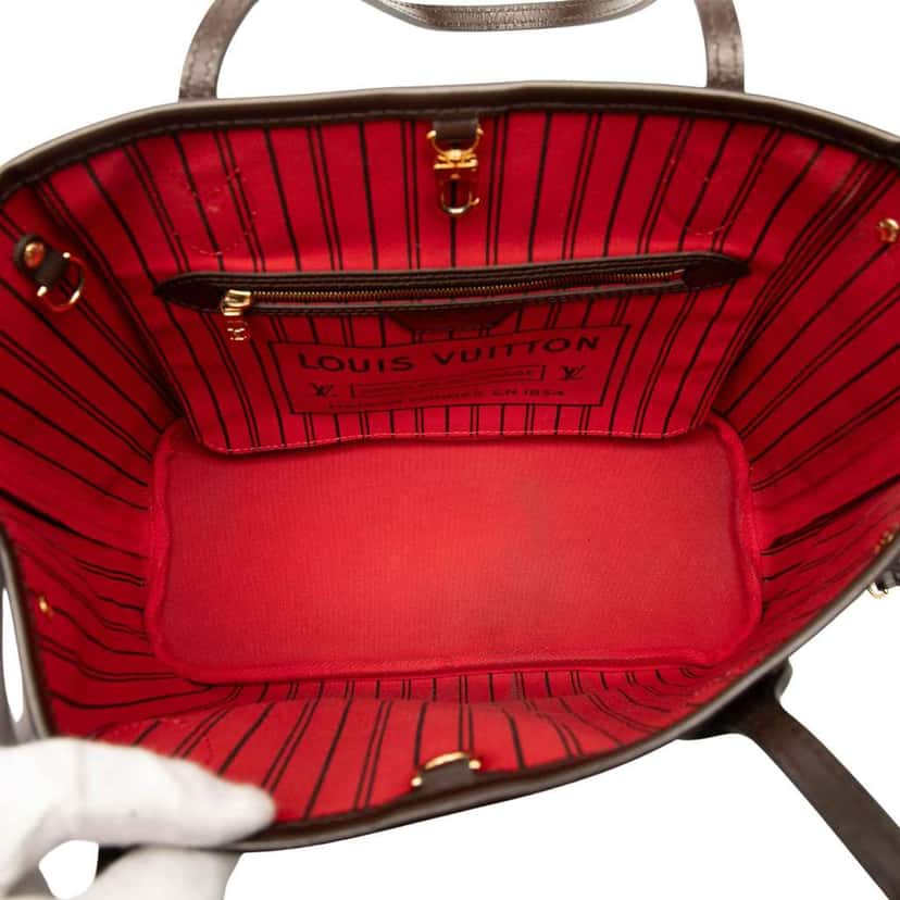 Louis Vuitton Damier Ebene Neverfull PM Brown Very good condition - Model View