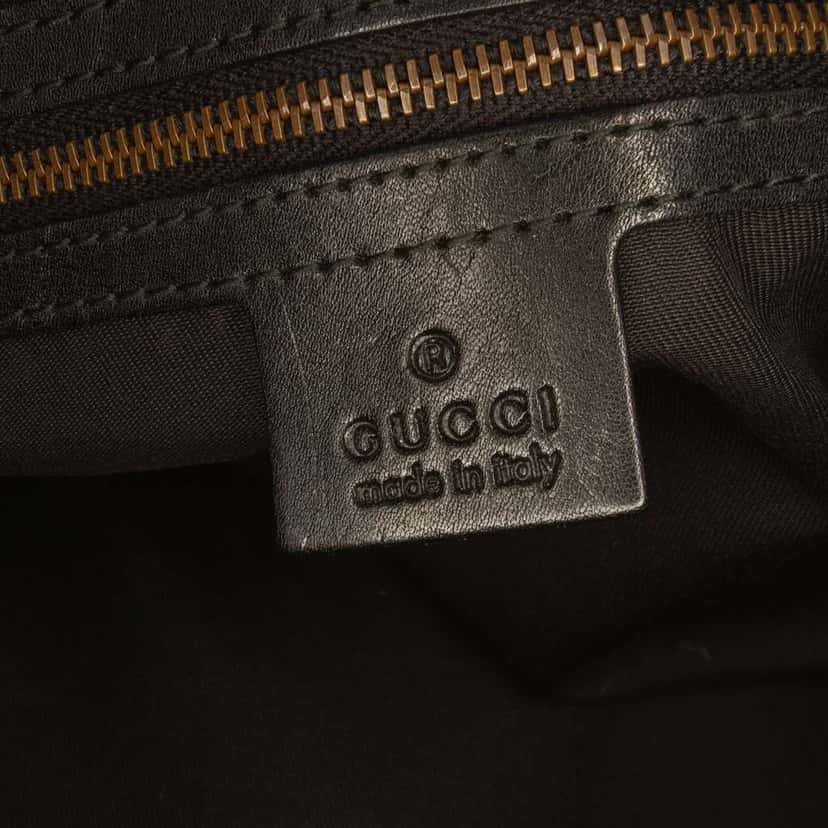 Gucci Medium GG Canvas Interlocking G Boston Bag Black Canvas Good condition - Box View