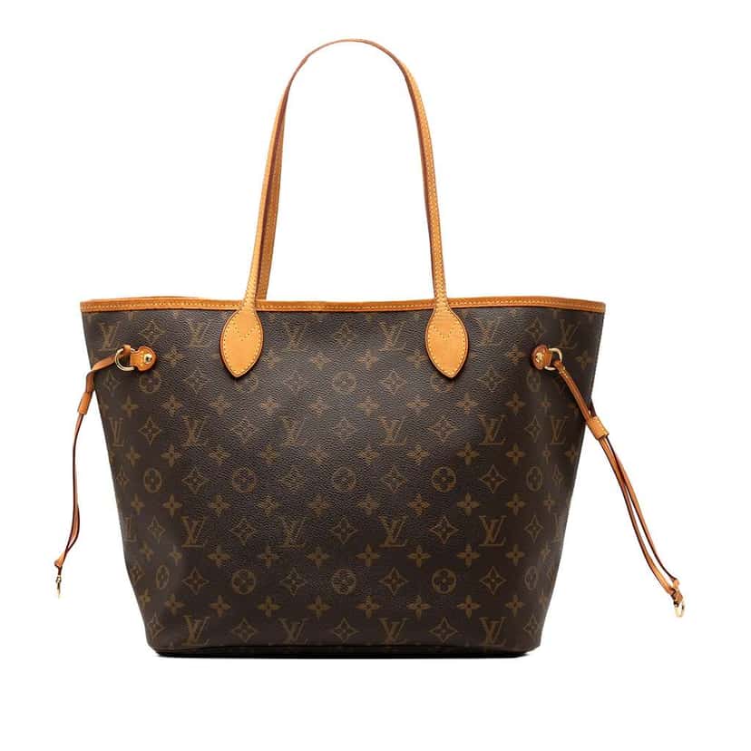 Louis Vuitton Monogram Neverfull MM Brown Good condition - Front View