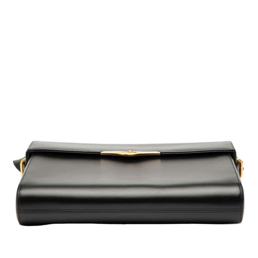 Cartier Leather Sapphire Line Crossbody Black Leather Good condition - Inside View