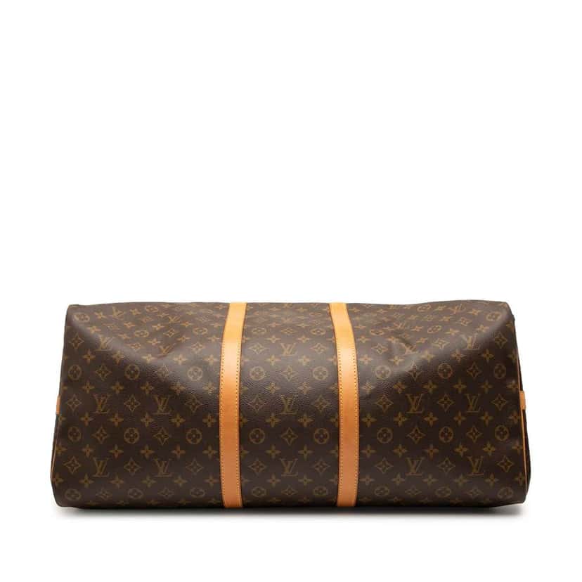 Louis Vuitton Monogram Keepall Bandouliere 60 Brown Good condition - Inside View