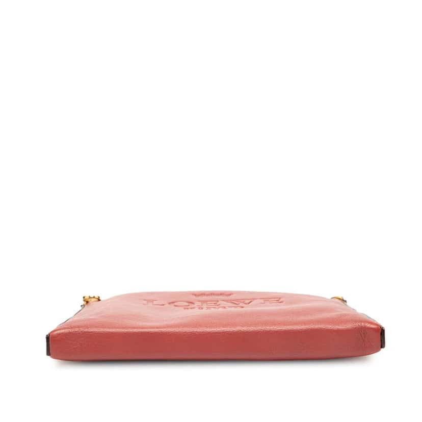 Loewe Leather Heritage Crossbody Red Leather Good condition - Inside View