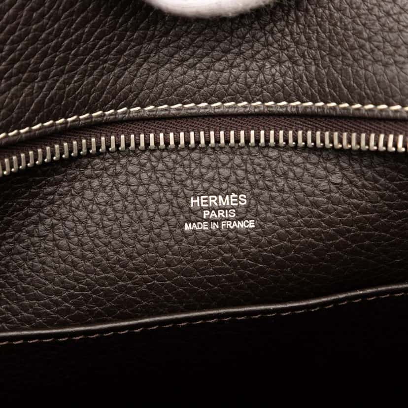 Hermès Clemence Sac Good News PM Brown Leather Good condition - Box View