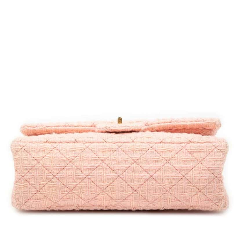 Chanel Reissue 2.55 Tweed Single Flap 225 Pink Tweed Good condition - Inside View