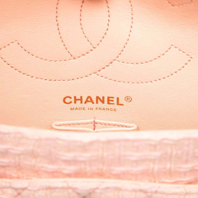 Chanel Reissue 2.55 Tweed Single Flap 225 Pink Tweed Good condition - Box View