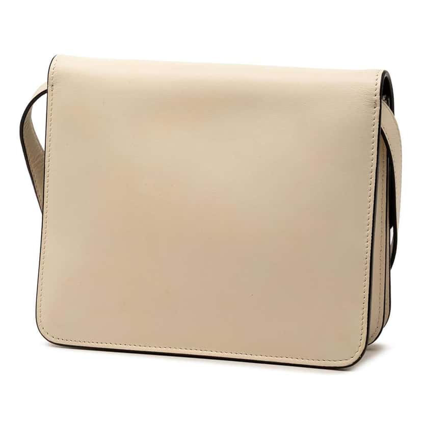 Fendi Leather Crystal Fab Crossbody Brown Leather Good condition - Back View