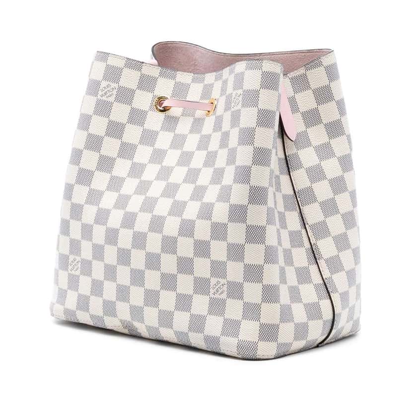 Louis Vuitton Damier Azur Neonoe MM White Good condition - Back View