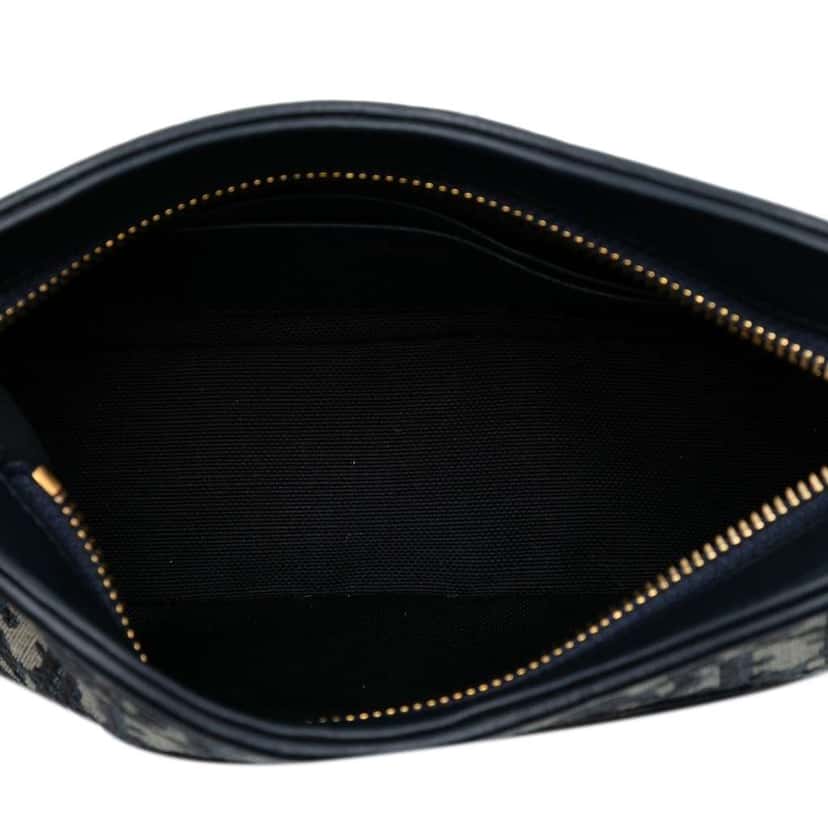 Dior Mini Oblique Canvas CD Signature Hobo Blue Canvas Very good condition - Model View