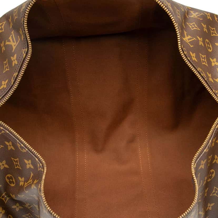 Louis Vuitton Monogram Keepall 55 Brown Good condition - Model View