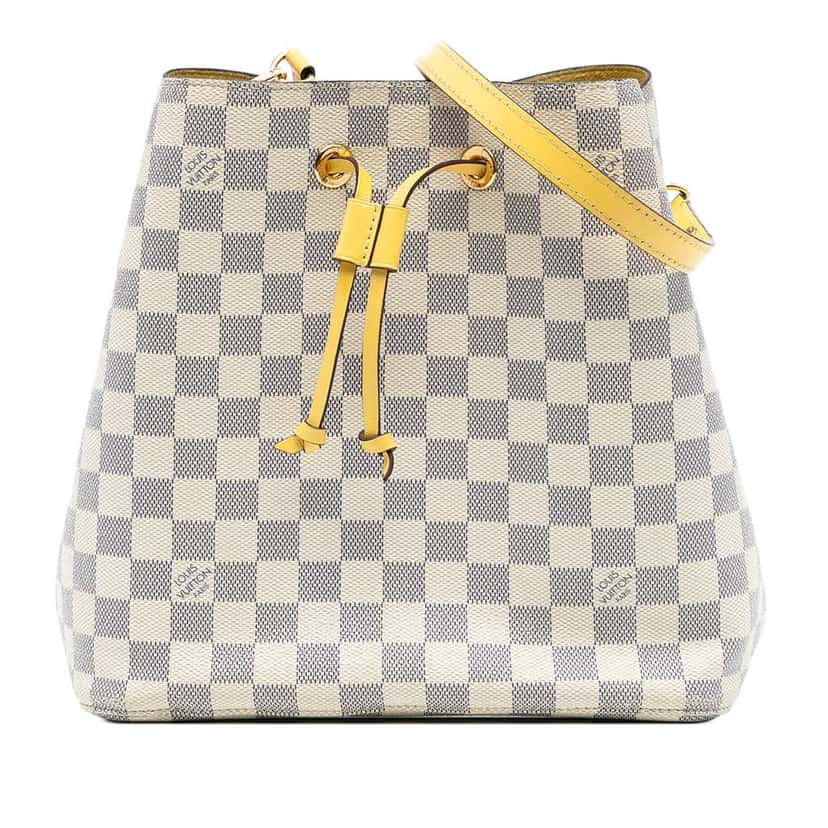 Louis Vuitton Damier Azur Neonoe MM White Good condition - Front View