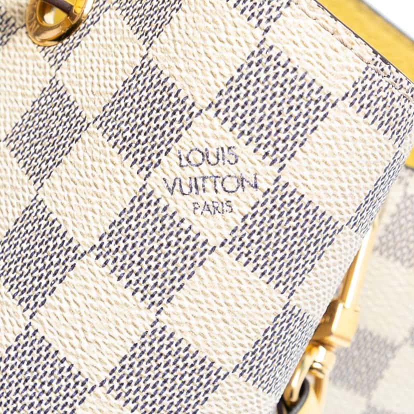 Louis Vuitton Damier Azur Neonoe MM White Good condition - Box View
