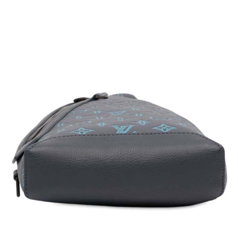 Louis Vuitton Monogram Shadow Duo Sling Blue Good condition - Inside View