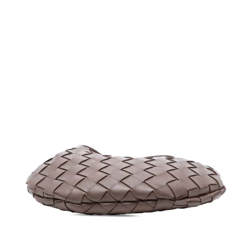 Bottega Veneta Baby Lambskin Intrecciato Sardine Bag Brown Leather Good condition - Inside View
