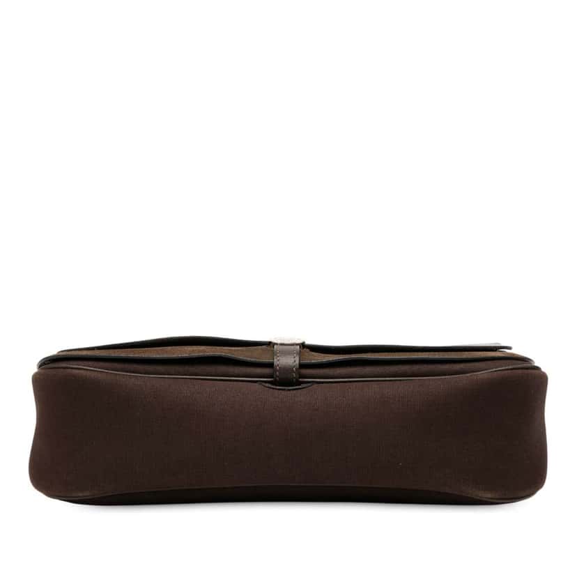 Hermès Vache Liege and Toile Sac Colorado PM Brown Leather Good condition - Inside View