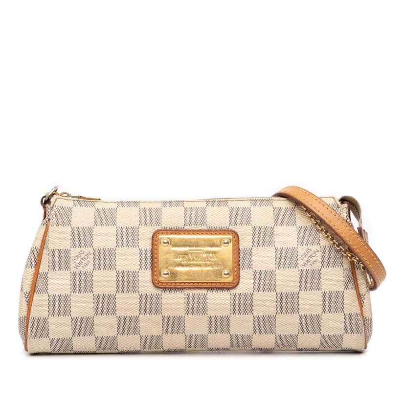 Louis Vuitton Damier Azur Eva White Canvas Good condition - Front View